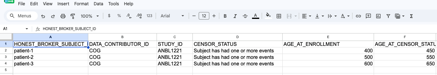 spreadsheet